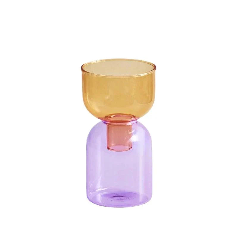 Glass Bodletop Zweiteilige Vase