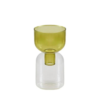 Glass Bodletop Zweiteilige Vase
