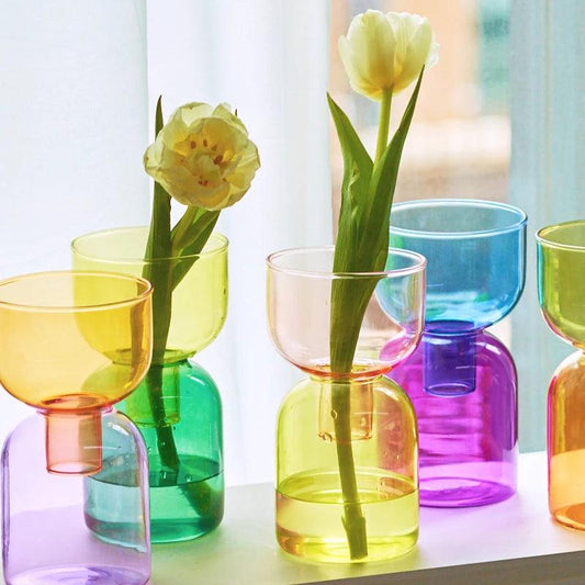 Glass Bodletop Zweiteilige Vase