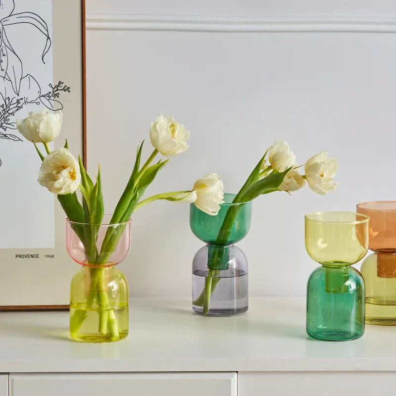 Glass Bodletop Zweiteilige Vase