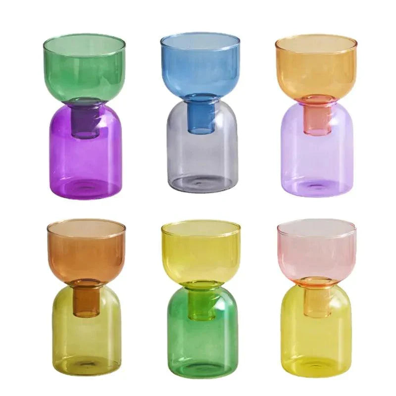 Glass Bodletop Zweiteilige Vase