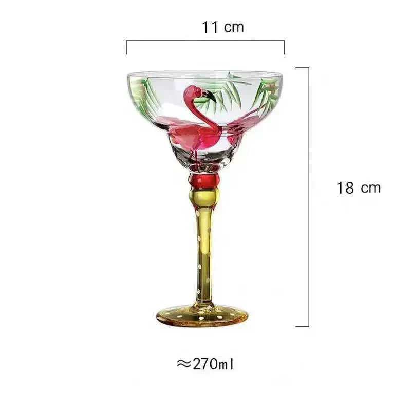 Farbenfrohes Margarita-Cocktailglas
