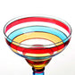 Farbenfrohes Margarita-Cocktailglas