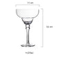 Farbenfrohes Margarita-Cocktailglas
