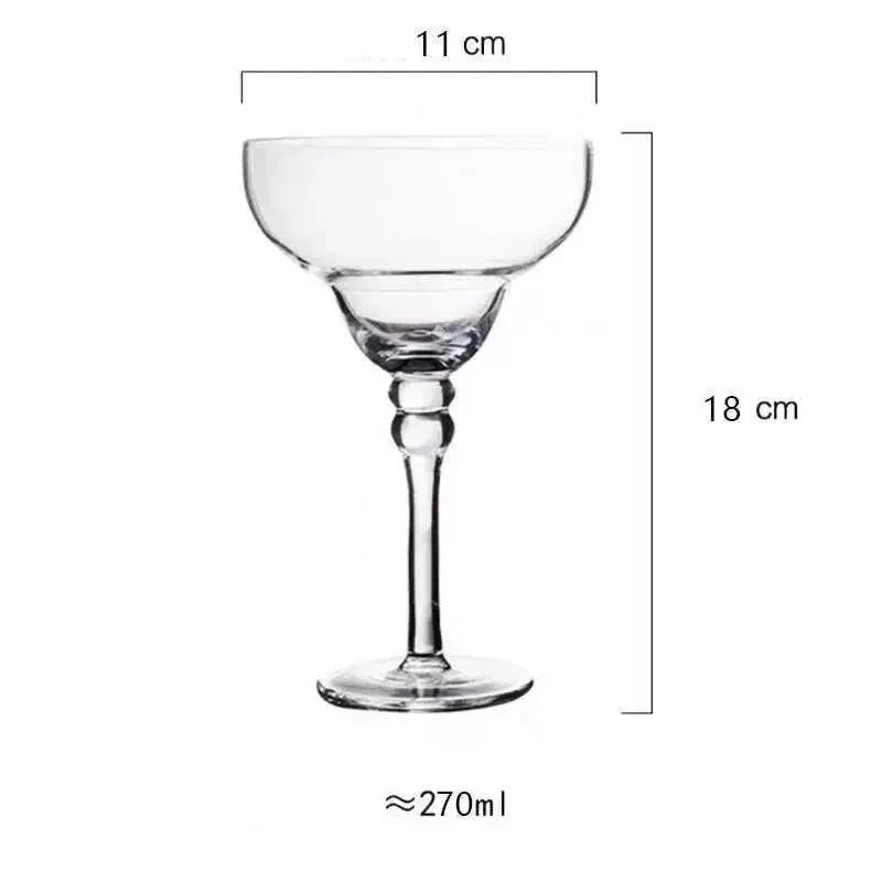 Farbenfrohes Margarita-Cocktailglas