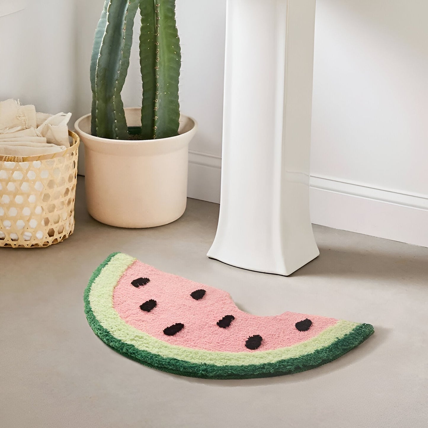 Frendorf | MeloMat - Raffiniertes Design Wassermelonen-Scheibe Badmatte