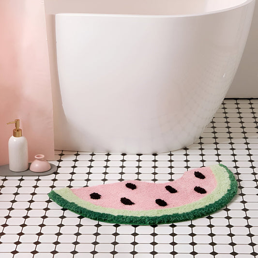 Frendorf | MeloMat - Raffiniertes Design Wassermelonen-Scheibe Badmatte