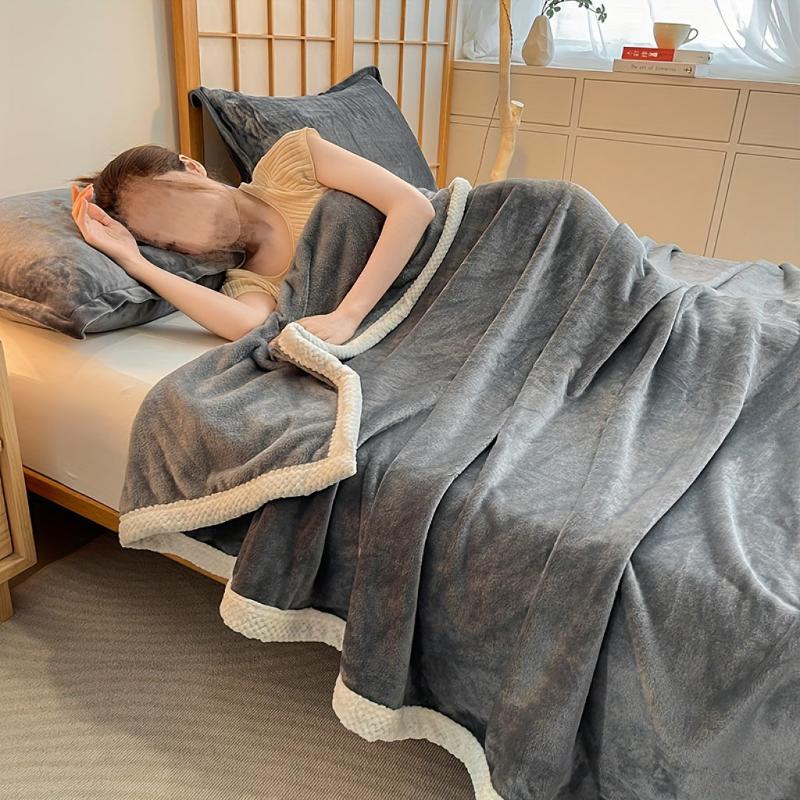Frendorf | Genießen Sie die Wärme auf dem Sofa mit dieser korallenfarbenen Decke