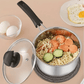 Kochtopf Saucepan Bratpfanne mit dickem Boden mit Glasdeckel