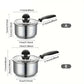 Kochtopf Saucepan Bratpfanne mit dickem Boden mit Glasdeckel
