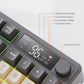 Frendorf | Stille Mechanische Tastatur - Cooles Gaming Wireless Design mit Display