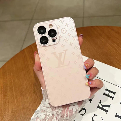 Frendorf | Luxuriöse Louis Vuitton Frosted Matte Hülle für iPhone 13 / 14 / 15 Serie