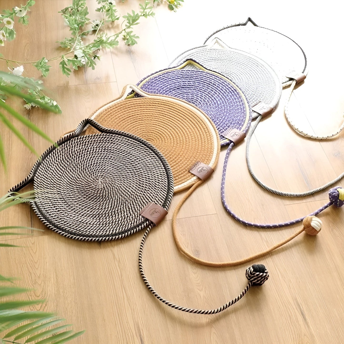 Frendorf | Baumwolle Katze Kratzmatte aus Seil - ClawGuard