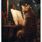 Frendorf | Maler Künstler Katze Wandkunst