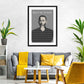 Frendorf | Die Schöne und das Biest Poster Musik Minimalistische Wandkunst