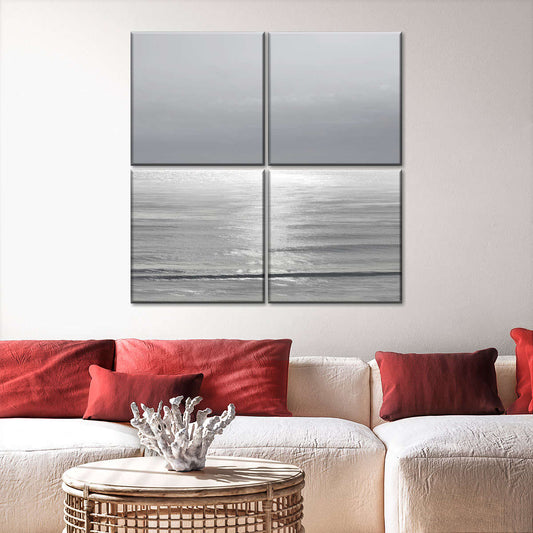 Frendorf | Moonlit Ocean Gray II Wandkunst