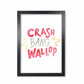 Crash Bang Wallop Aquarell Moderner Druck
