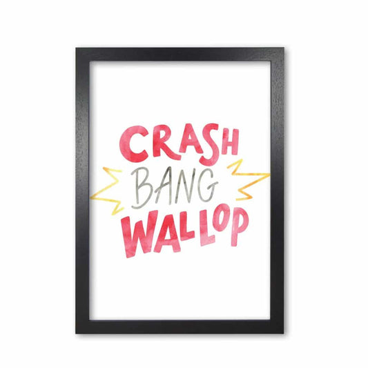 Crash Bang Wallop Aquarell Moderner Druck