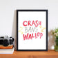 Crash Bang Wallop Aquarell Moderner Druck