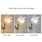 Elegante Goldblume LED-Wandleuchte für moderne Schlafzimmer
