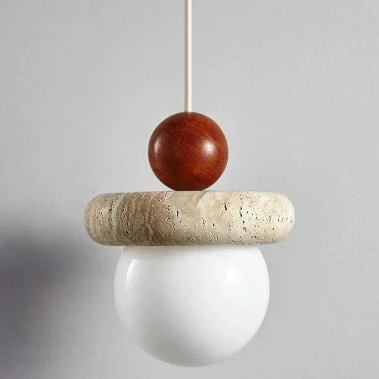 Frendorf | Beleuchten Sie Ihren Raum mit der Travertijn Cream Warm LED Pendelleuchte