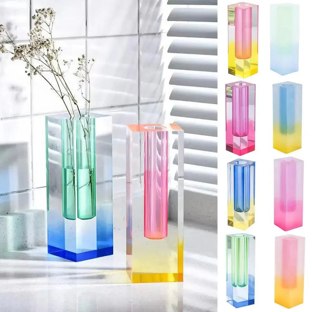 Kristall Effekt Farbverlauf Vase