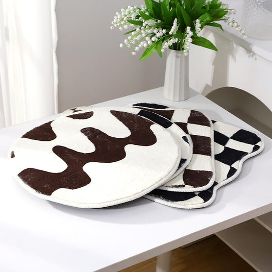 Curvy Checker Mini Getufteter Teppich