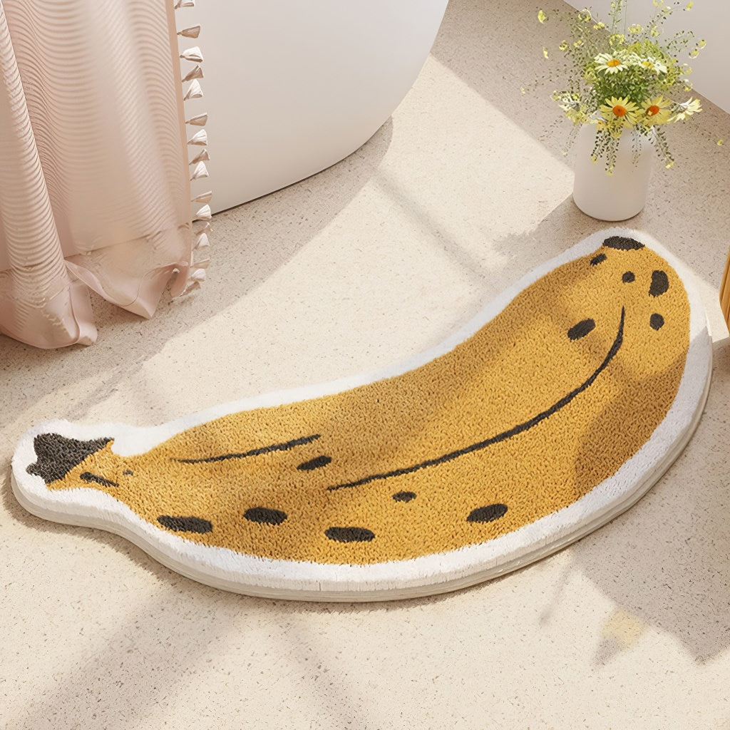 Bananen-geplüschter Teppich