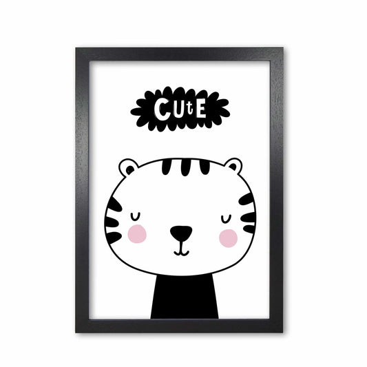 Niedliches Scandi Tiger modernes Druck Tier Kunstdruck