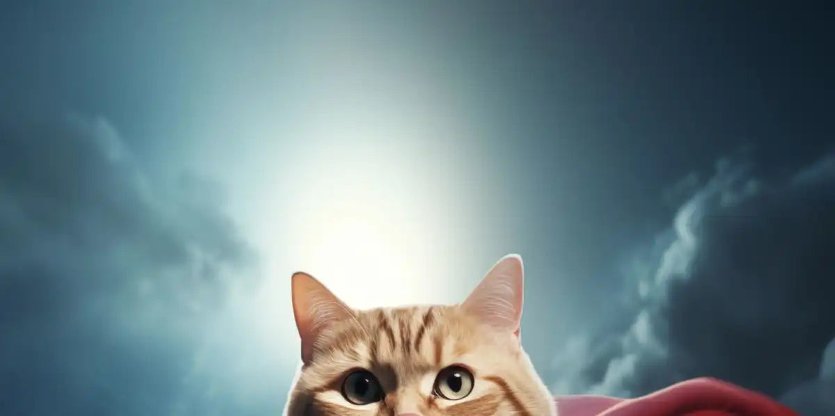 Frendorf | Hübsche Superman Katze Wandkunst