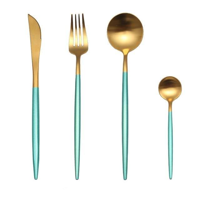 Frendorf | Besteckset Geschirrset Geschirr Gabel Messer Löffel Geschirrsets