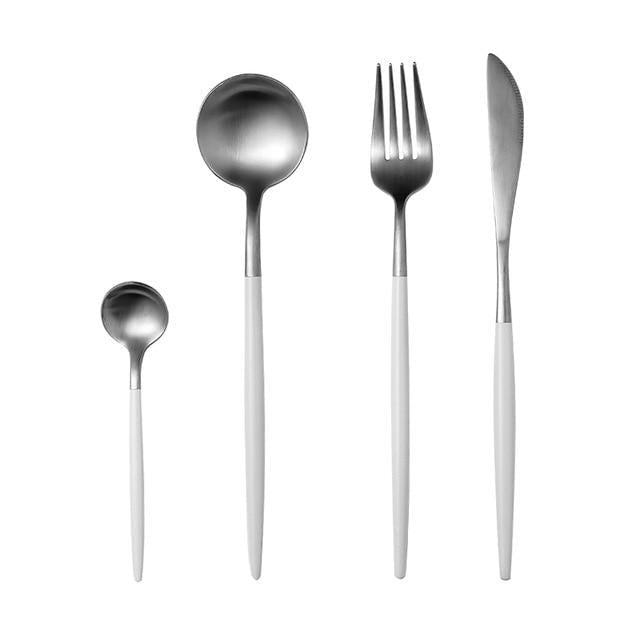 Frendorf | Besteckset Geschirrset Geschirr Gabel Messer Löffel Geschirrsets