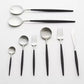 Goa-Besteck - Gebürsteter Stahl - Sets