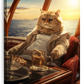 Frendorf | Reiche Orange Tabby Katze Wandkunst