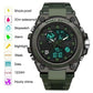 Frendorf | Sportliche Dual-Display Mode Multifunktionale wasserdichte leuchtende Herrenarmbanduhr
