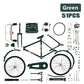 Frendorf | Fahrrad - Do-It-Yourself-Fahrradmodell Maßstab Spielzeug