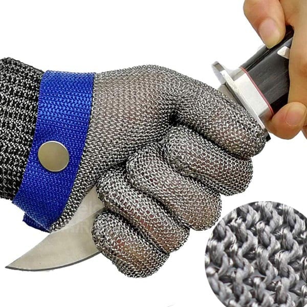 Frendorf | Lebensmittelqualität Edelstahl Mesh Metall Handschuh