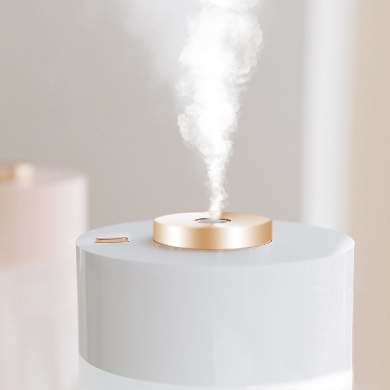 Frendorf | PearlMist Tragbarer Luftbefeuchter & Luftreiniger mit LED-Licht | 350 ml | Stilvolles Perlmutt-Design | Frische Luft für Zuhause & Büro