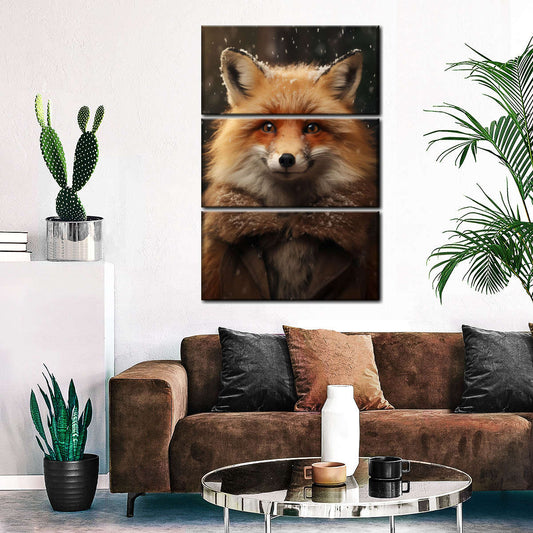 Frendorf | Frohe Winterfuchs Wandkunst