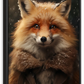 Frendorf | Frohe Winterfuchs Wandkunst