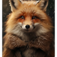 Frendorf | Frohe Winterfuchs Wandkunst