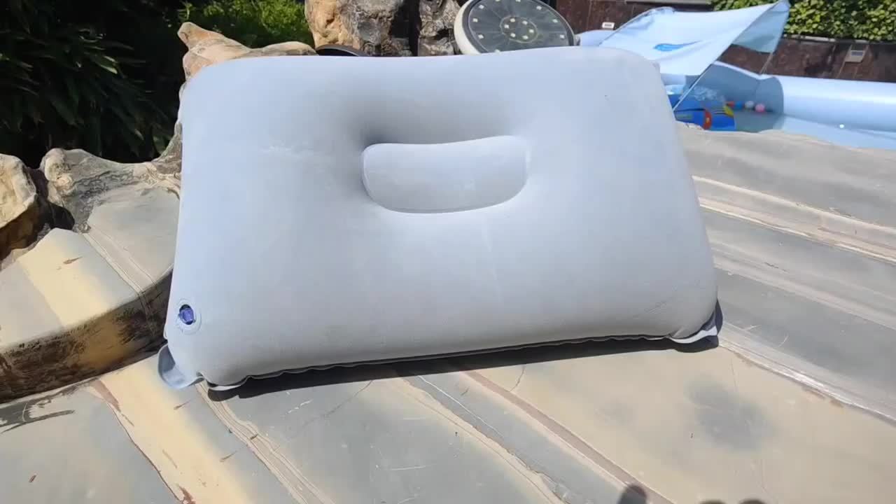 Frendorf | Aufblasbare Kissen fürs Camping und Reisen - Set von 2 weichen, tragbaren Kissen