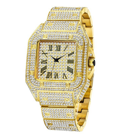 Frendorf | MISSFOX Ice Out Square Uhr Für Männer
