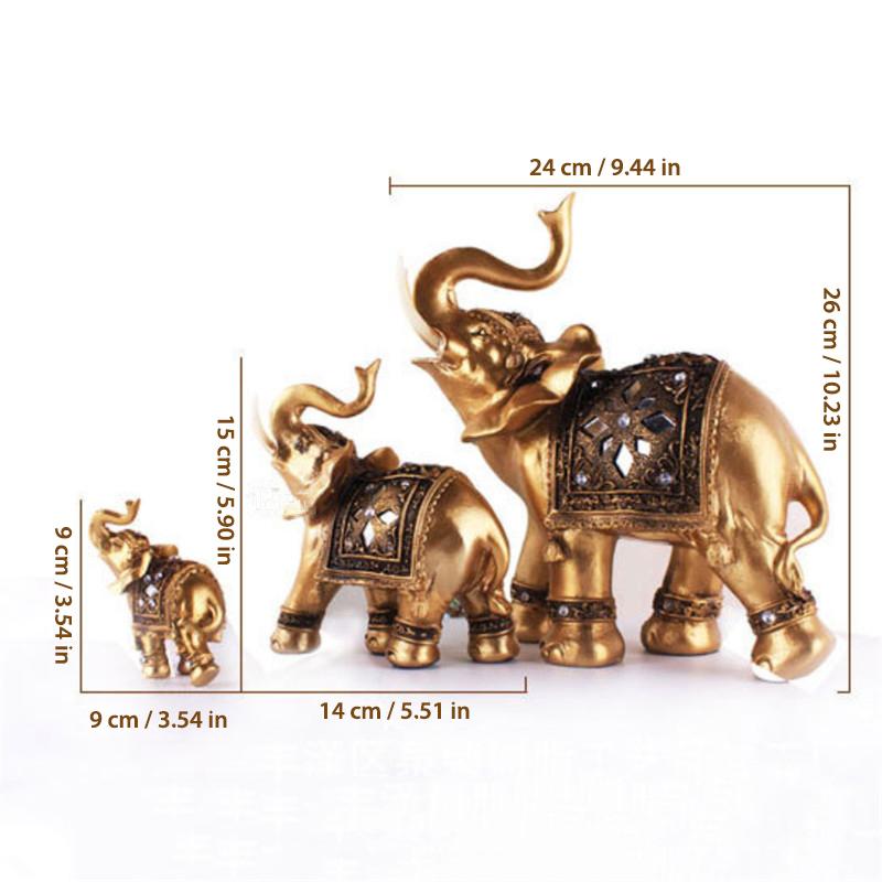 Frendorf | Goldener Elefant Statue