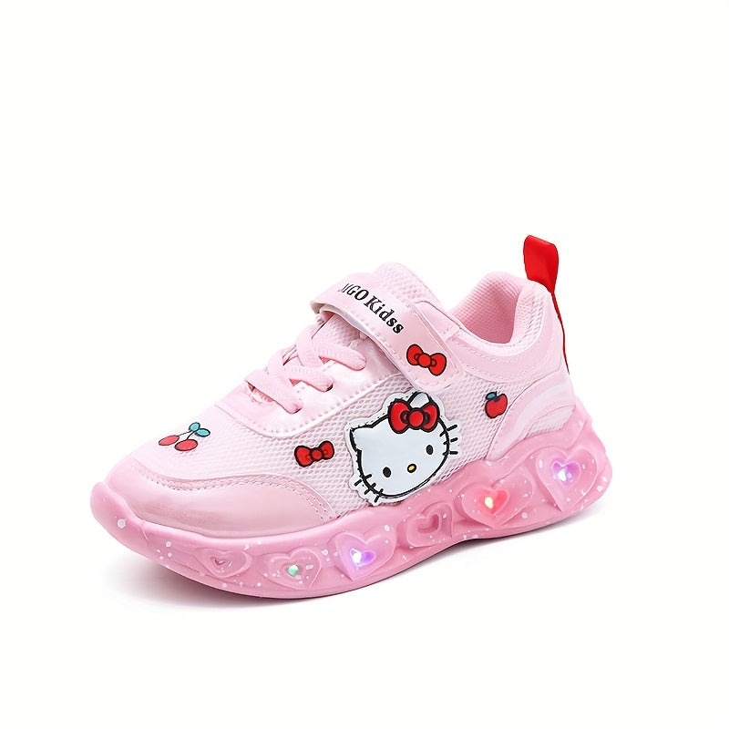 Frendorf | Glühende Hello Kitty Sneakers – Atmungsaktive und gefütterte süße Schuhe