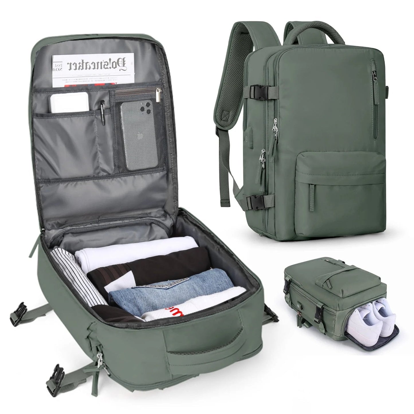 Frendorf | Frauen große Reise-Rucksack wasserdicht Wandern Rucksack