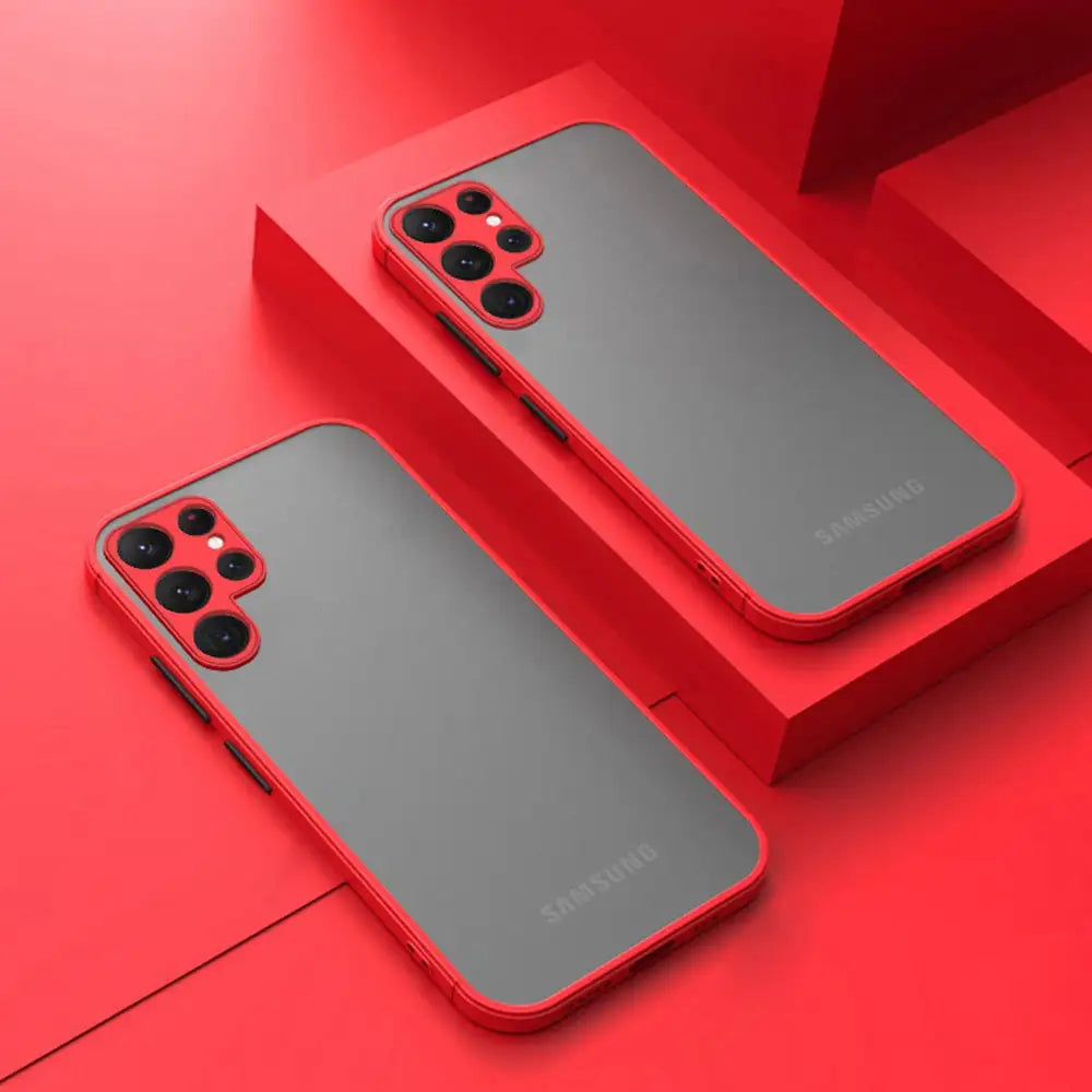 Frendorf | Matte Hülle Stoßfeste Schutz für Samsung