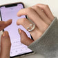 Frendorf | Smiley Verstellbarer Ring – Mila