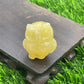 Frendorf 3.5cm natürliche Kristall Eule Ornament Edelstein Dekoration