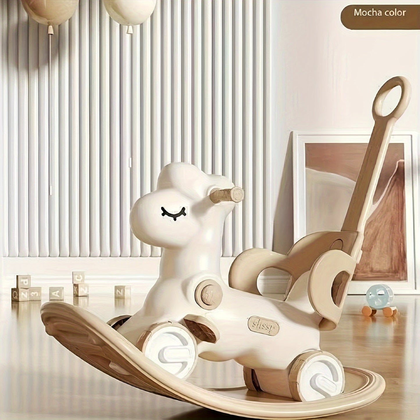 Frendorf | 2-in-1 Baby Schaukelpferd und Balancierbike - Sicheres und Spaßiges Spielzeug